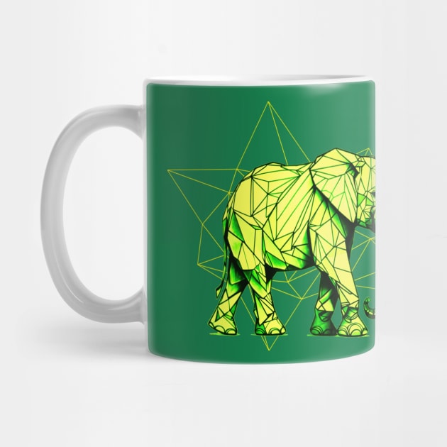 Geometric Elephant by Trip Tank